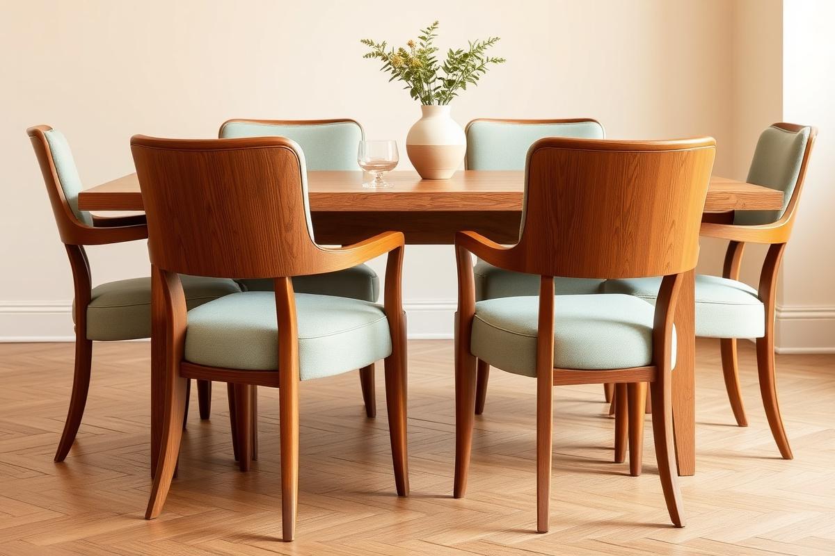 Bespoke solid teak dining chairs